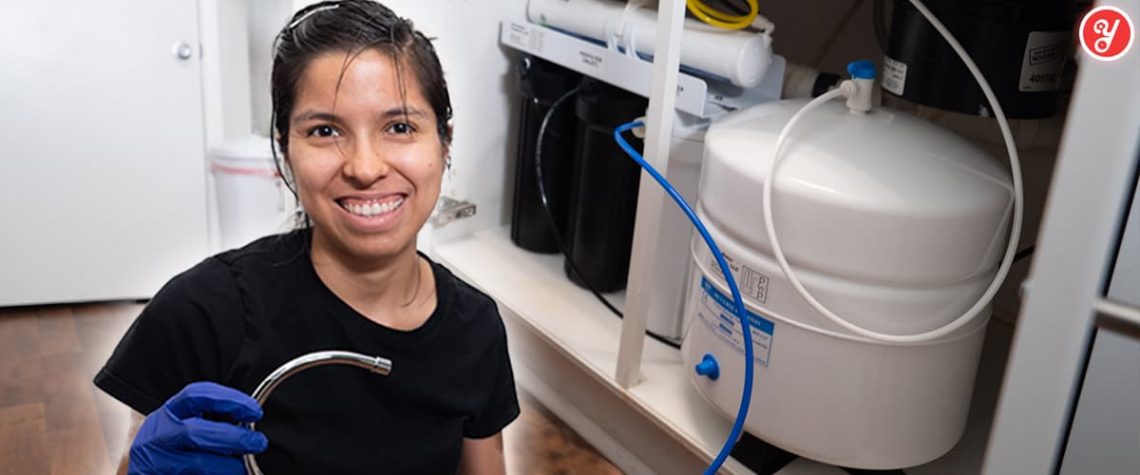 Aida Yoguely teaches you how to install a reverse osmosis water filter system under the sink in this step-by-step guide.