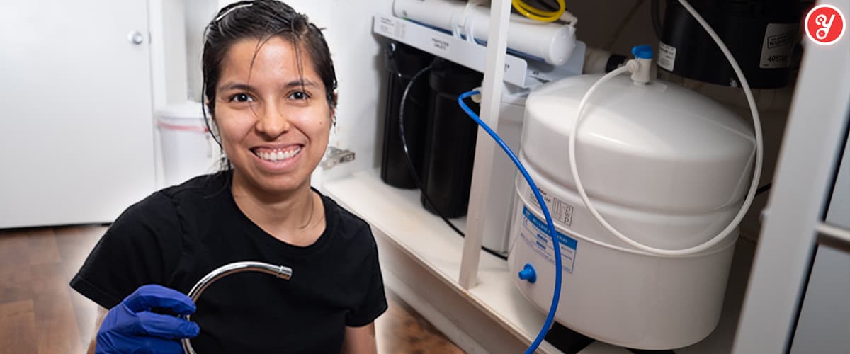 Aida Yoguely teaches you how to install a reverse osmosis water filter system under the sink in this step-by-step guide.