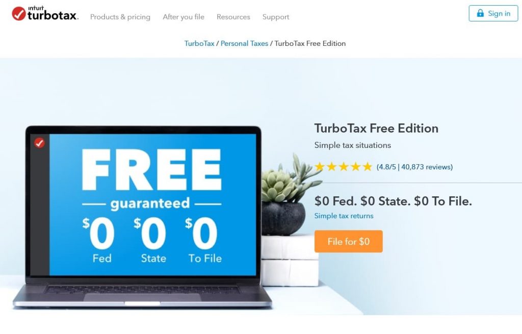 First glance at Turbo Tax Free Edition screams "FREE guaranteed". Easy to misinterpret as only some tax situations are free to file. Others must upgrade to a paid edition.