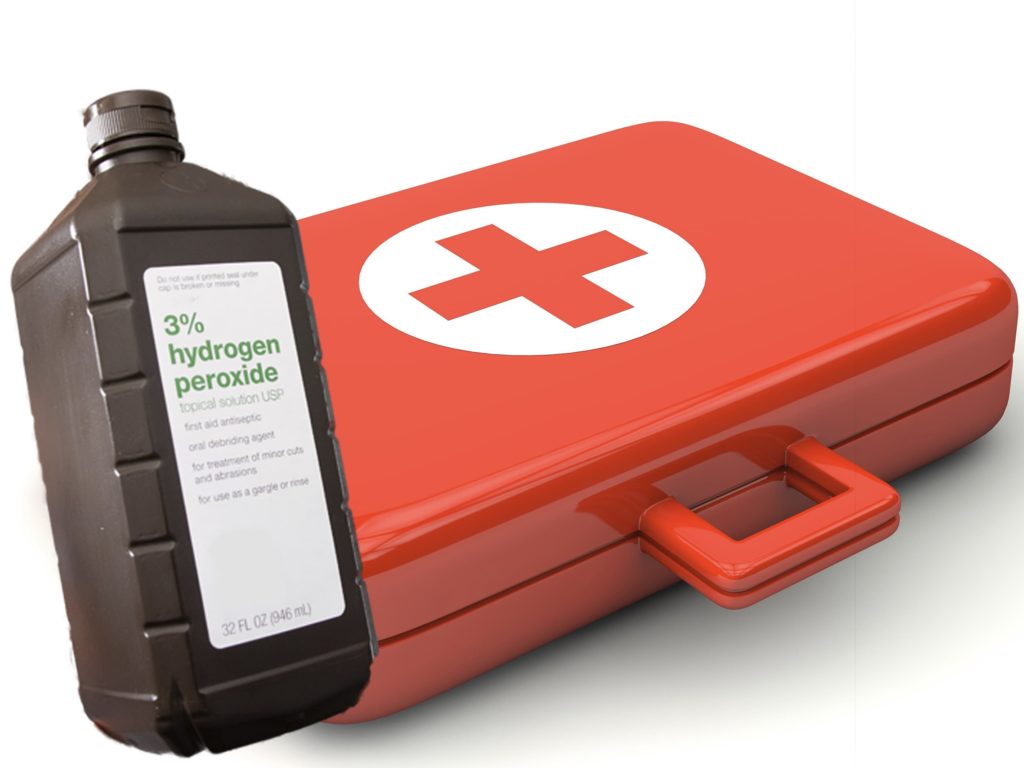 Hydrogen Peroxide can help prevent disease-causing microorganisms from growing on your wounds. Because of this, people use it as a oral debriding agent, to disinfect or help remove damaged tissues from oral wounds. 