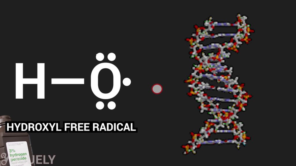 Hydrogen peroxide works as a disinfectant by producing hydroxyl free radicals (•OH). These hydroxyl radicals can attack and destroy membrane lipids, DNA, and other essential cell components. Which means that hydrogen peroxide essentially disinfects by destroying or inactivating microbes.