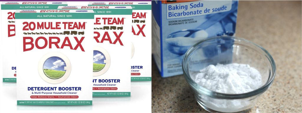 Yoguely - You can also consider using sodium borate also known as borax, sodium bicarbonate commonly known as baking soda.